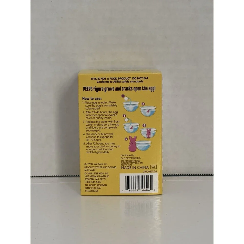 Peeps Grow a Peep Lot Of 4 New in Box Easter Basket Stuffers